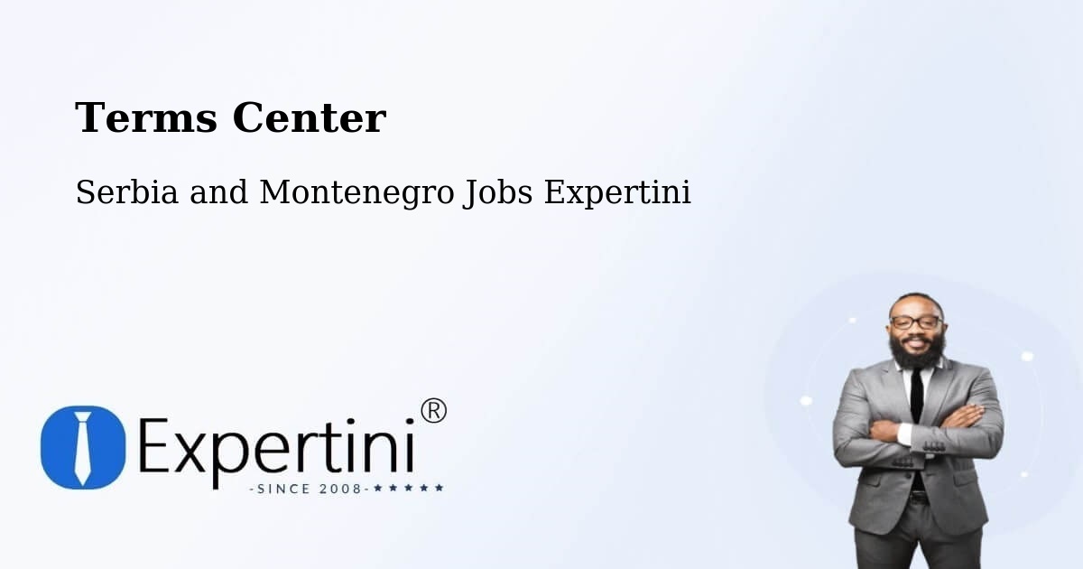 Terms of Service – Carbonear - Serbia and Montenegro Jobs Expertini